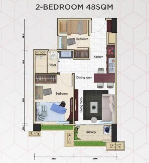 Noche - 2 Bedroom Skyhouse Apartment Bsd Τάνγκερανγκ Εξωτερικό φωτογραφία